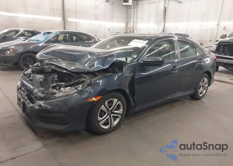 2017 Honda Civic Lx из США, поврежденный, VIN 19XFC2F57HE076818